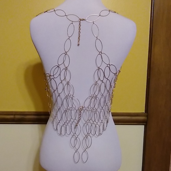 Free People shine stone daisy shirt/harness - Picture 5 of 6